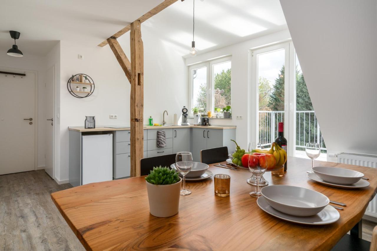 Апартаменти Cassel Lofts - Stilvolles Loft Im Gruenen Mit Balkon Nahe Vw-Werk Екстер'єр фото