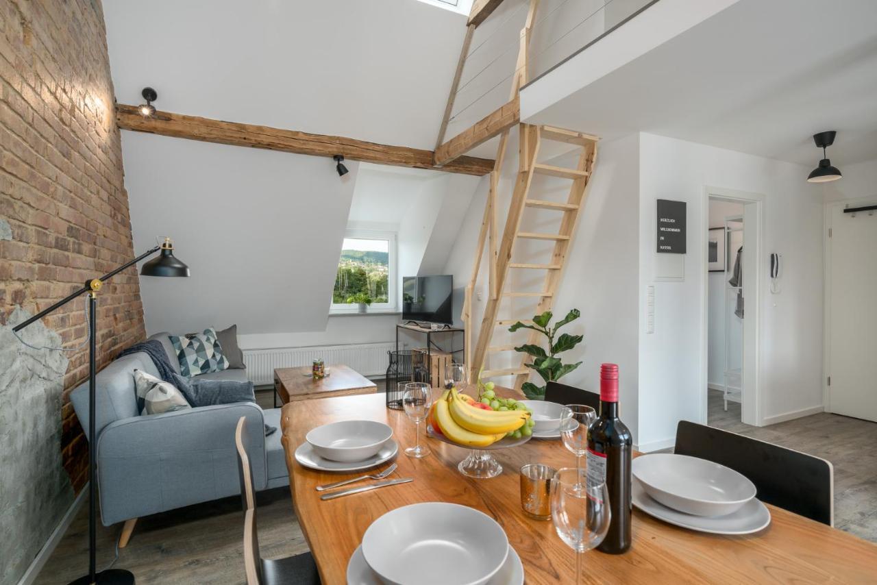 Апартаменти Cassel Lofts - Stilvolles Loft Im Gruenen Mit Balkon Nahe Vw-Werk Екстер'єр фото